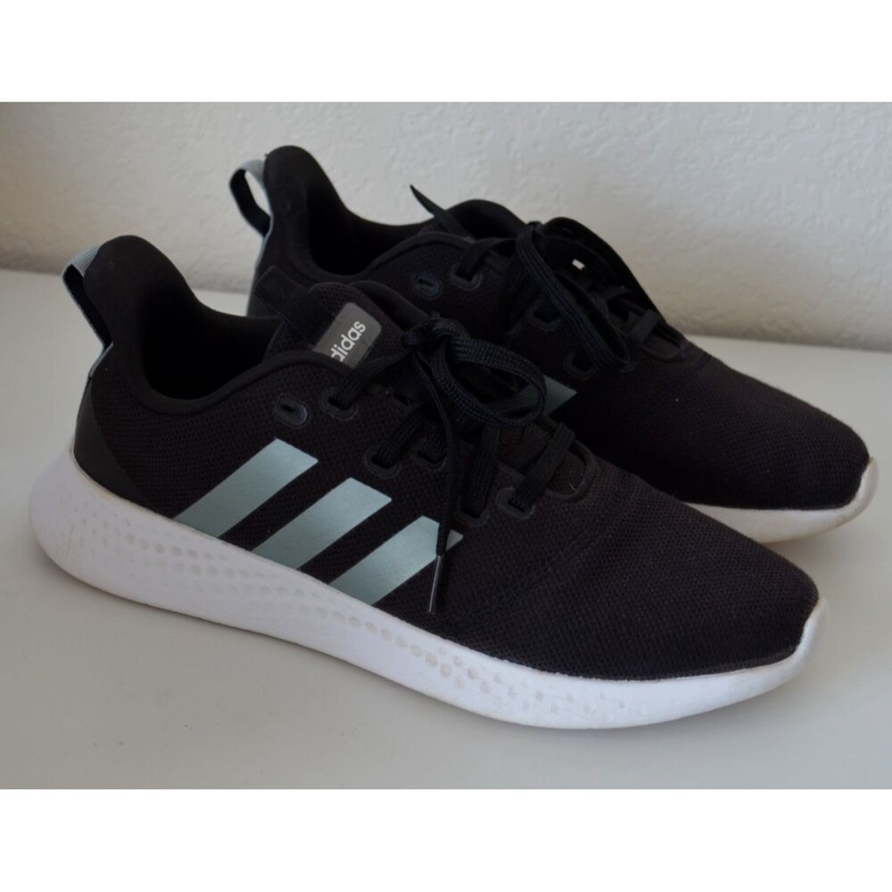 Adidas CloudFoam Comfort Womens Size US 9.5 Black Lace Up HWI 28Y001